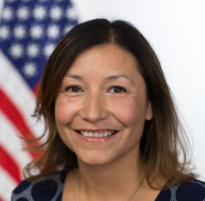 Julie Rodriguez, SAP Senior Deputy Director of Public Engagement, participates in a Commissioned Officer portrait session in the Eisenhower Executive Office Building of the White House, June 16, 2015. (Official White House Photo by Lawrence Jackson) This photograph is provided by THE WHITE HOUSE as a courtesy and may be printed by the subject(s) in the photograph for personal use only. The photograph may not be manipulated in any way and may not otherwise be reproduced, disseminated or broadcast, without the written permission of the White House Photo Office. This photograph may not be used in any commercial or political materials, advertisements, emails, products, promotions that in any way suggests approval or endorsement of the President, the First Family, or the White House.