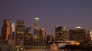 LA skyline